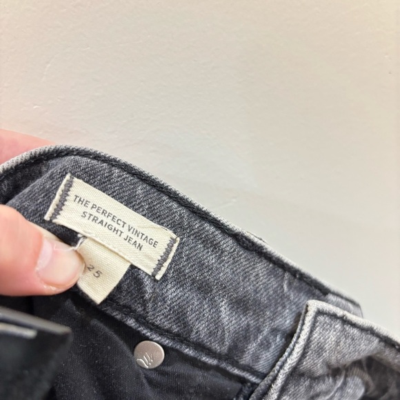 MADEWELL The Petite Perfect Vintage Straight Jean in Meaford Wash Seamed Edition - Picture 8 of 8